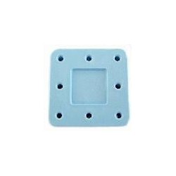 Magnetic bur block - sq. blue (holds 8 FG - RA or HP burs)