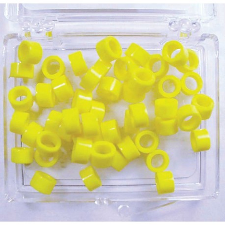 Color coded rings - small - 50 Yellow