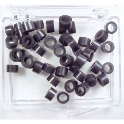 Color coded rings - small - 50 Black