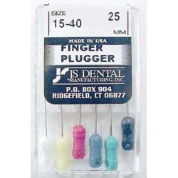 Finger pluggers - assorted 25mm (set of 6)