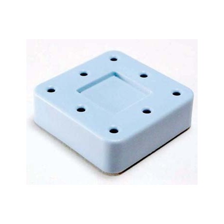 Magnetic bur block & lid, small, (blue) (hol 8 FG | RA)