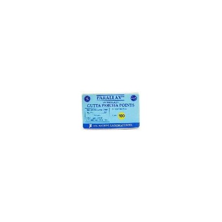 Parallax gutta percha refill 60's - 60mm sz 100 - Shipps Dental and ...