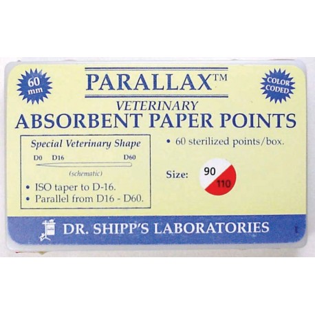 Parallax paper point 60mm Set (#90 #100 #110) 20 ea sz