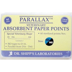 Parallax paper point 60mm Set (#120 #130 #140) 20 ea sz