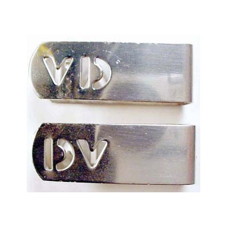 X-Ray film marker clips (SS) - VD/DV