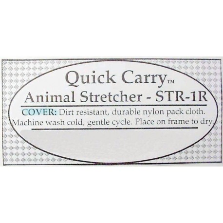 Animal stretcher cover replacement